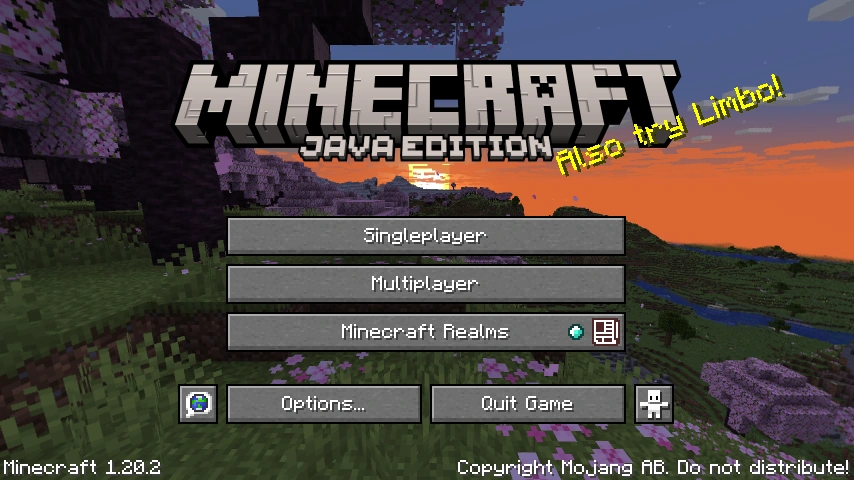 Minecraft Title Menu