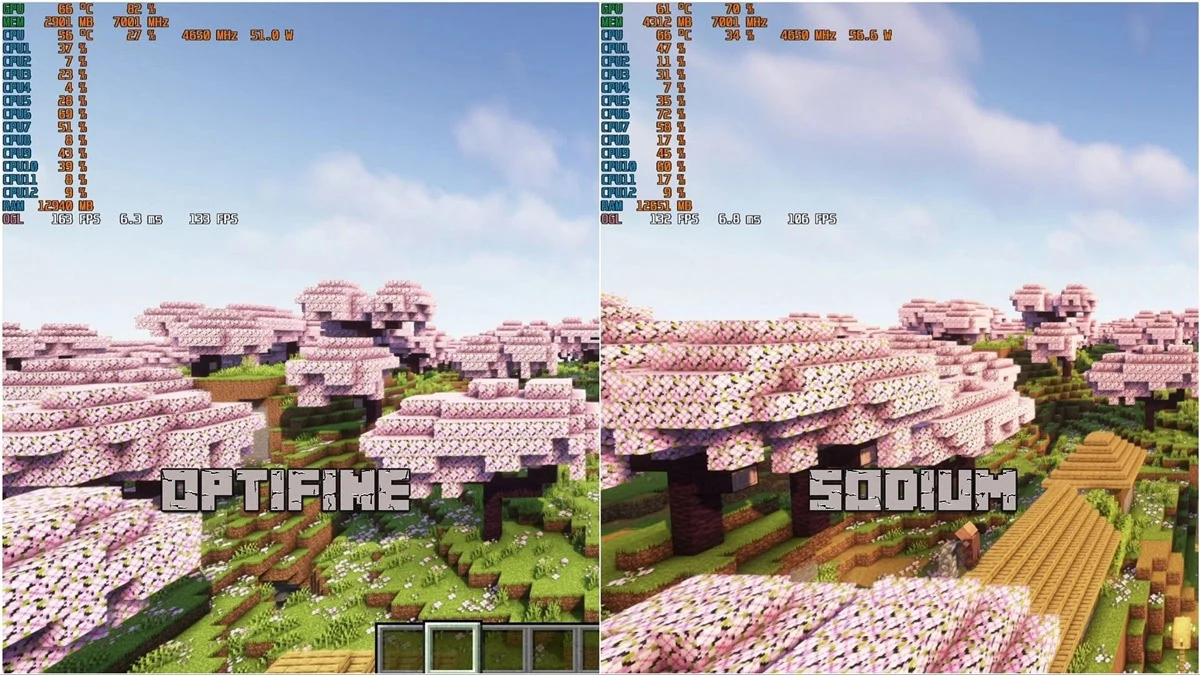 Optifine VS Sodium - Shader Support